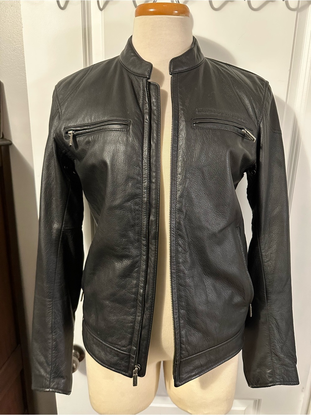 Harley-Davidson Black Slim-Fit Women's Leather Jacket